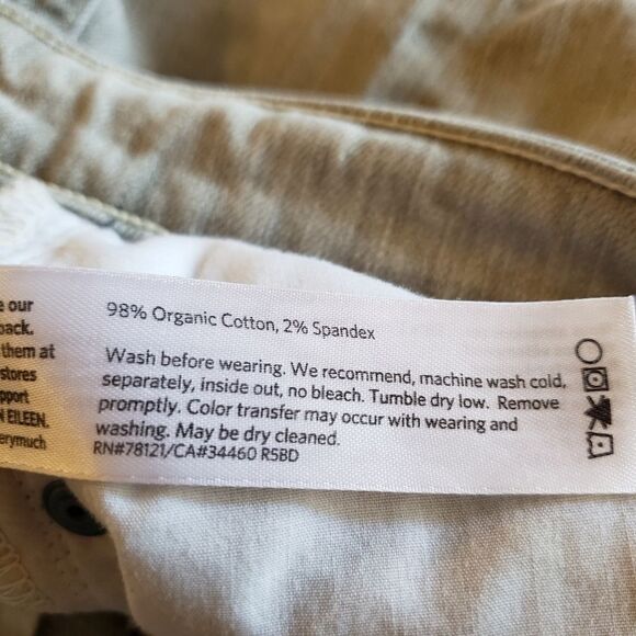 Eileen Fisher Straight Leg Jeans Sz 16 - Picture 5 of 5